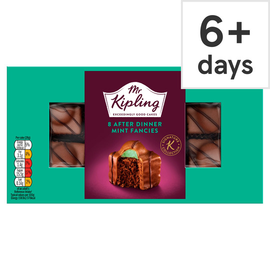 Mr Kipling 8Pack After Dinner Mint Fancies