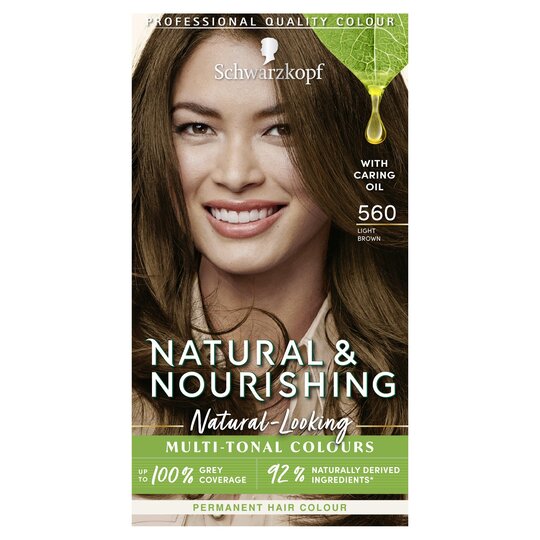 Schwarzkopf Natural Nourishing Light Brown 560 Permanent Hair Colour