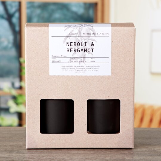 Tesco Apothecary 2 x 40ml Reed Diffuser Set - Neroli and Bergamot