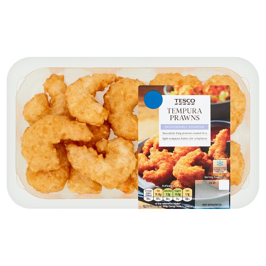 Tesco Tempura Prawns 200G Really Good Culture